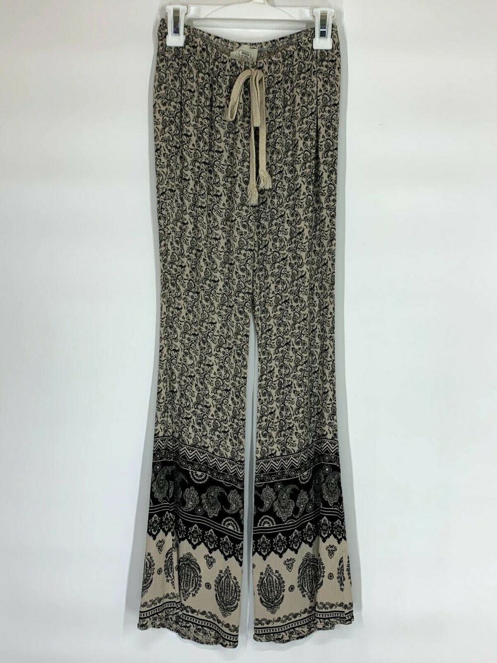 Audrey 3+1 Paisley Wide Leg Plazzo Pants Women’s